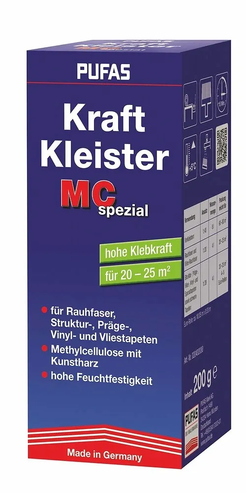 Pufas Kraft-Kleister MC spezial, 200 g, Nr. 020402000 Pufas Kraft-Kleister MC spezial, 200 g, Nr. 020402000