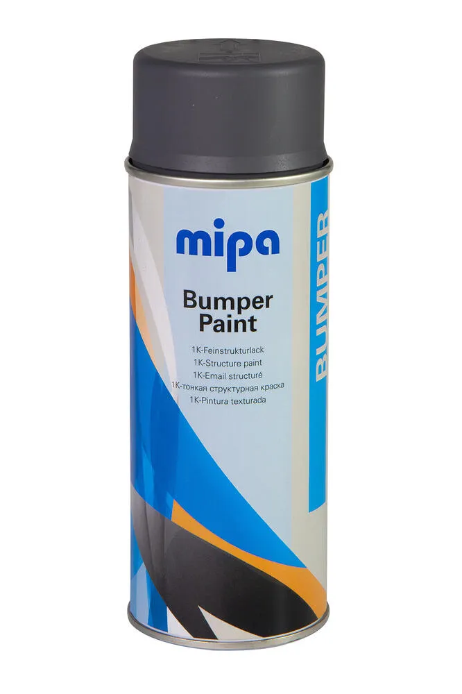 Mipa Bumper-Paint-Spray grau Stossstangenlack Strukturbeschichtung Autolack Mipa Bumper-Paint-Spray grau Stossstangenlack Strukturbeschichtung Autolack