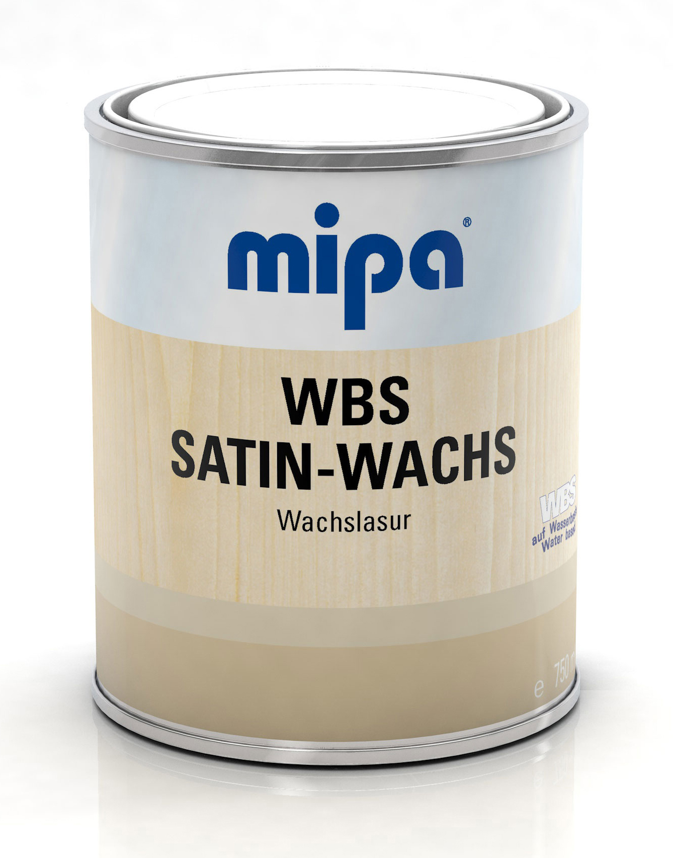 Mipa WBS Satin-Wachs weiß