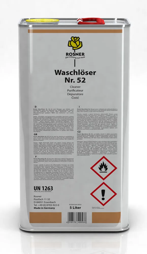 Rosner Waschlöser Nr. 52., 5 Liter Rosner Waschlöser Nr. 52., 5 Liter