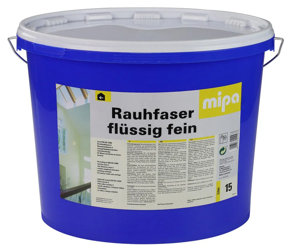 Mipa Rauhfaser flüssig fein - 15 Liter Mipa Rauhfaser flüssig fein - 15 Liter