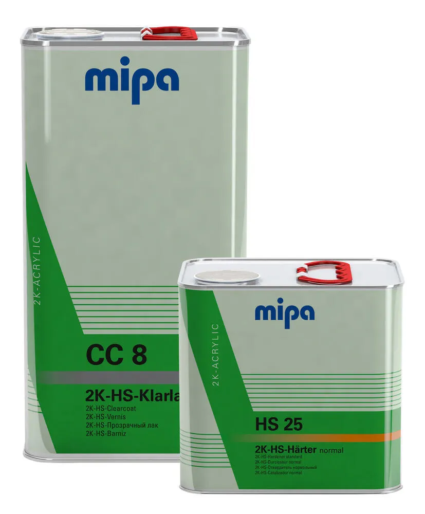 Mipa 2K-HS-Klarlack CC 8- Set - 7,5 Liter, inkl. Härter  Mipa 2K-HS-Klarlack CC 8- Set - 7,5 Liter, inkl. Härter