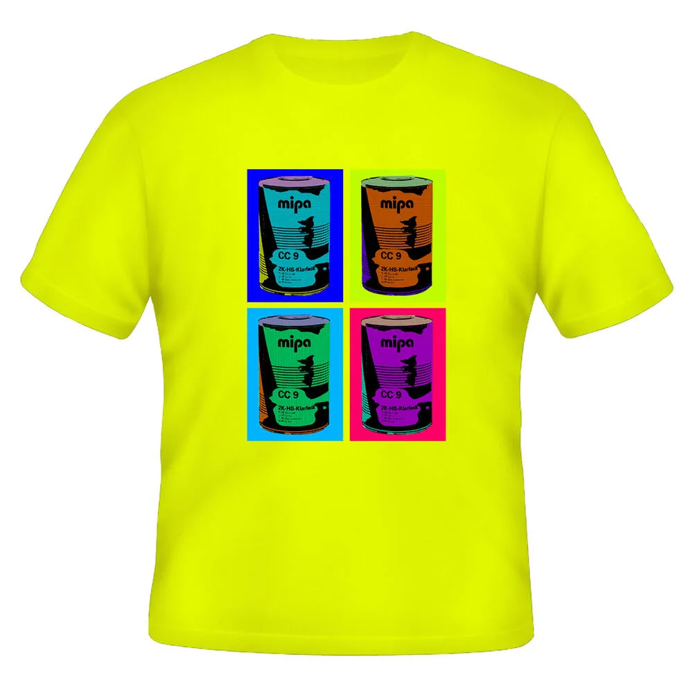 Mipa T-Shirt Pop Art, neongelb Mipa T-Shirt Pop Art, neongelb
