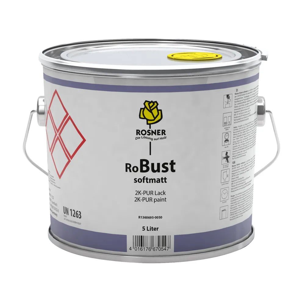 Rosner RoBust softmatt, Klarlack, Versiegelung, 5 Liter Rosner RoBust softmatt, Klarlack, Versiegelung, 5 Liter