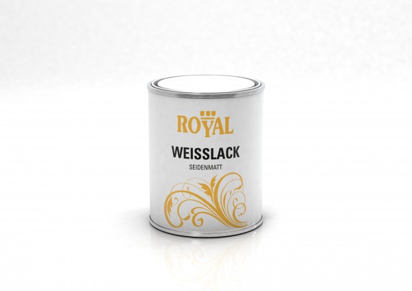 Royal Alkydharzlack Weißlack seidenmatt 750 ml