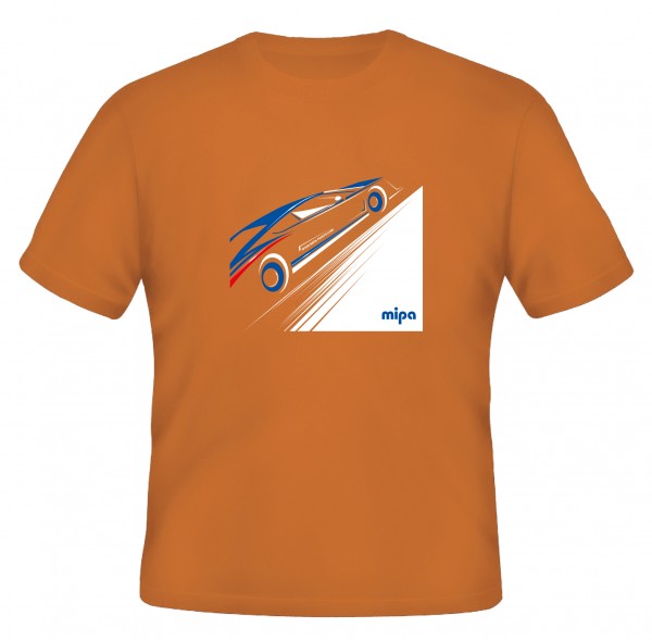 Mipa T-Shirt Vintage Racing orange - Größe S