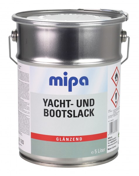 Mipa Yacht- und Bootslack transparent / glänzend 5 Liter