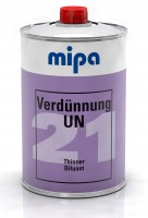 Mipa Verdünnung UN 21 für Streichlacke + 1K Lacke + Kunstharzlack Autolack 5 Ltr
