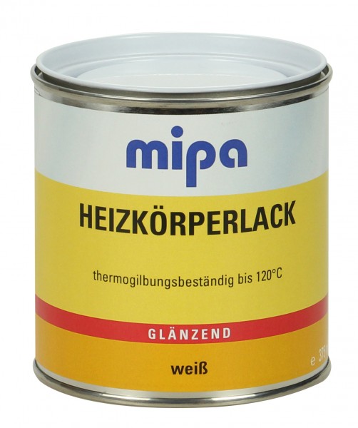MIPA Heizkörperlack 375ml RAL9010 weiß, gilbungsbeständig <120°C,180°C