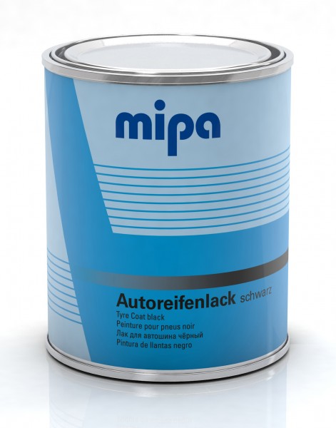 Mipa Autoreifenlack schwarz 1 Liter 246410001 Autoreifen Auffrischung