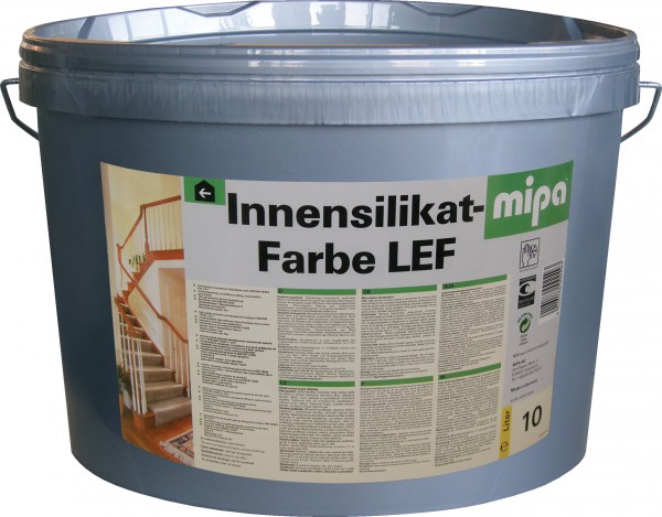 Mipa Innensilikat-Farbe LEF Innenwandfarbe Deckenanstriche lösmittelfrei