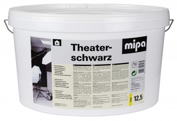 Mipa Theaterschwarz - 12,5 Liter