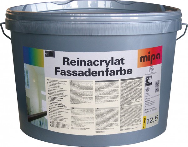 Mipa Reinacrylat-Fassadenfarbe - 12,5 Liter