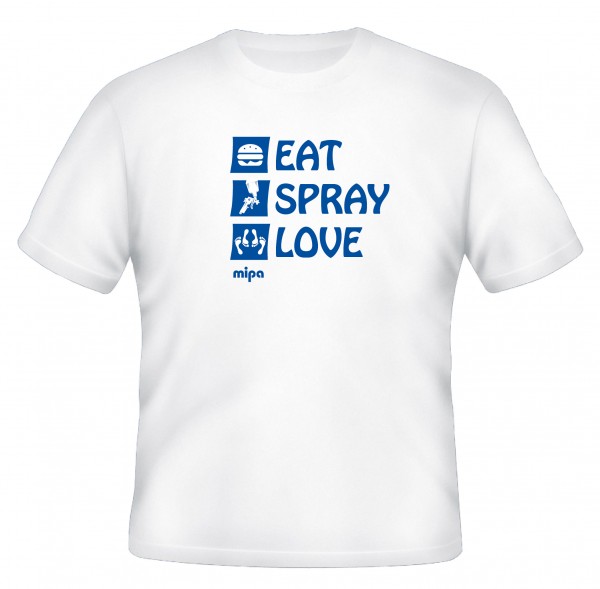 Mipa T-Shirt "Eat Spray Love" bedruckt