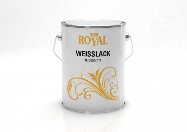 Royal Alkydharzlack Weißlack seidenmatt 2,5 Liter