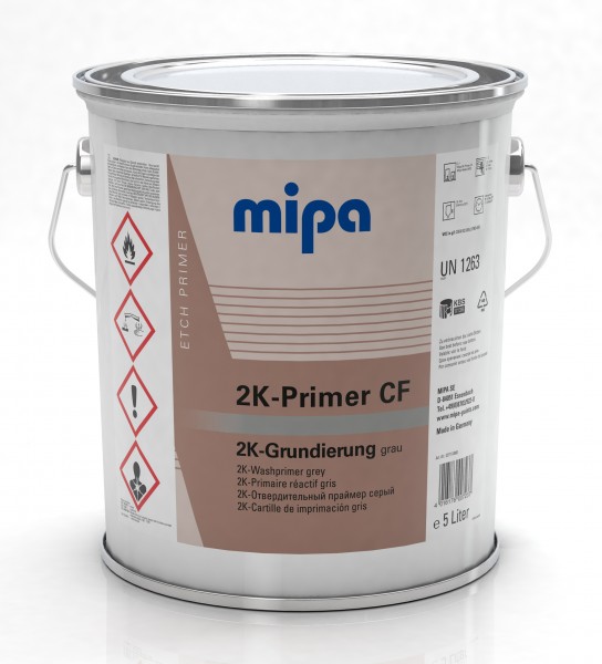 Mipa 2K-Primer CF grau - Reaktionsprimer, 5 Liter