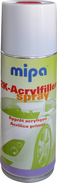 Mipa 2K-Acrylfiller Spray inkl Härter grau Grundierung Rostschutz Autolack